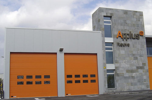 Puerta seccional - Sandwich - Puertas Angel Mir - industrial / para exteriores / para congelador