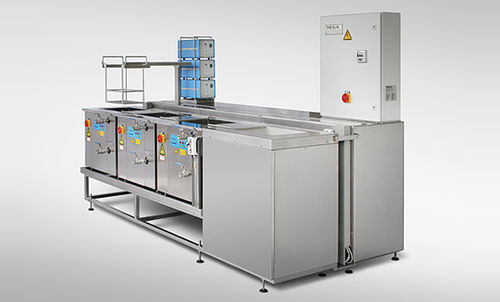 Sistema de limpieza por ultrasonidos - Micro + Hega Surfaces GmbH - automático / de proceso / para piezas grandes