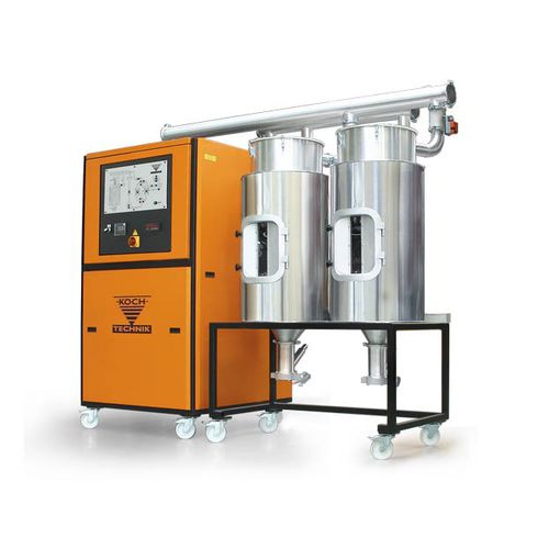 Secador de aire seco - CKT series - Koch-Technik, Werner Koch Maschinentechnik GmbH - continuo / para granulado de plástico / modular