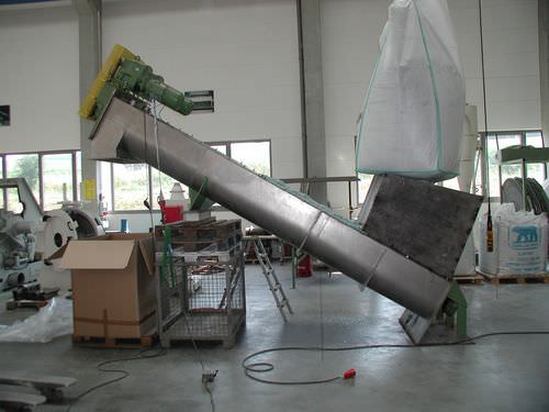 Transportador de tornillo sin eje - TS Series - NEUE HERBOLD Maschinen-u. Anlagenbau GmbH - horizontal / reclinable / de transporte
