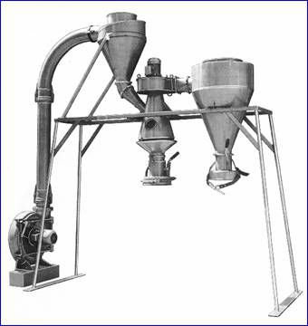 Separador de granulado - NEUE HERBOLD Maschinen-u. Anlagenbau GmbH - para granel / de plásticos / de ciclón