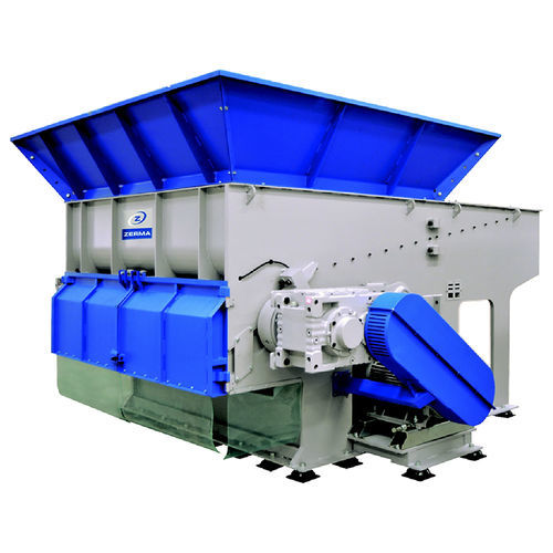 Destrozador de 1 eje - ZHS+ series - ZERMA Europe GmbH & Co. KG - para madera / con papel separador / de desechos