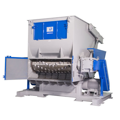 Destrozador de 1 eje - ZXS series - ZERMA Europe GmbH & Co. KG - para madera / con papel separador / de desechos