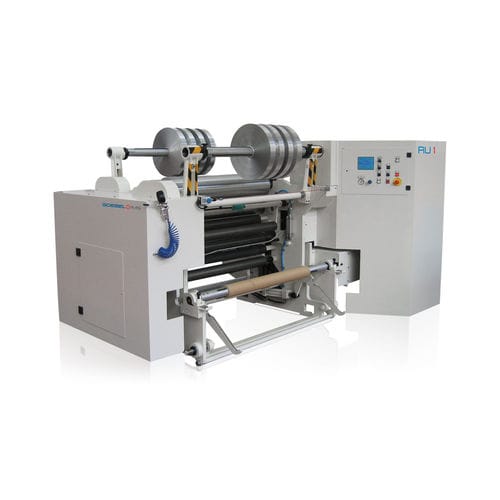 Cortadora rebobinadora automática - RU 1 - GOEBEL IMS - para uso polivalente / para papel / para films de plástico