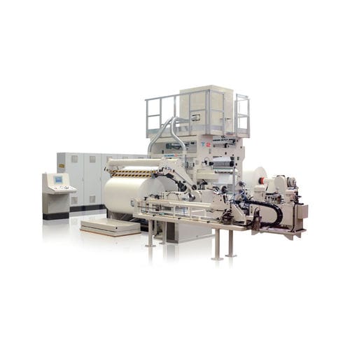 Cortadora rebobinadora para papel - T 2 - GOEBEL IMS - automática / de 1 eje