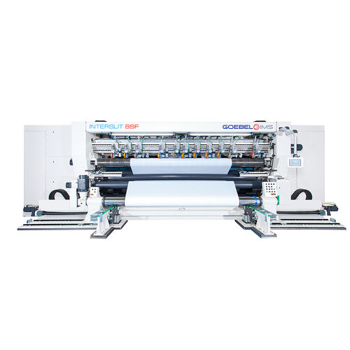 Cortadora rebobinadora modular - INTERSLIT BSF - GOEBEL IMS - compacta / para films de plástico