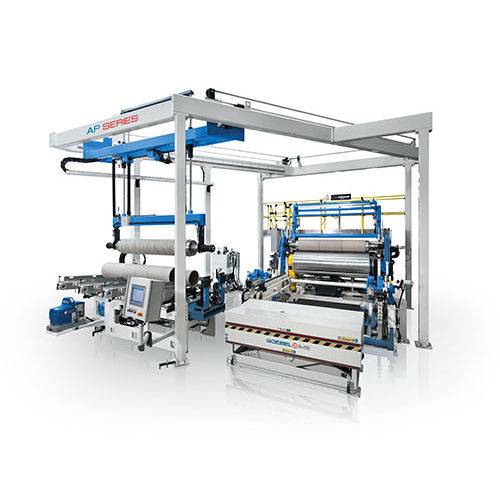 Máquina de bobinado de papel - AP series - GOEBEL IMS - automática