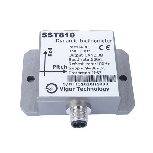 Inclinómetro triaxial - SST810 - Shanghai Vigor Technology Development Co., Ltd. - RS-232 / MEMS / inercial
