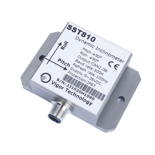 Inclinómetro CAN - SST810 - Shanghai Vigor Technology Development Co., Ltd. - triaxial / inercial / electrolítico