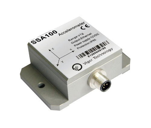 Sensor de vibración MEMS - SSA100 - Shanghai Vigor Technology Development Co., Ltd. - para vigilancia de máquinaria / para canalización (obras públicas) / robusto