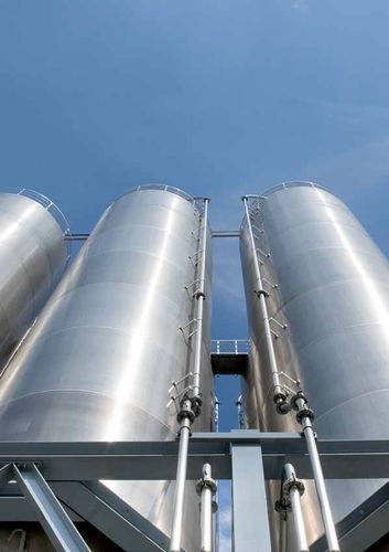 Silo de fondo cónico - Zeppelin Silos & Systems - de acero inoxidable / de aluminio