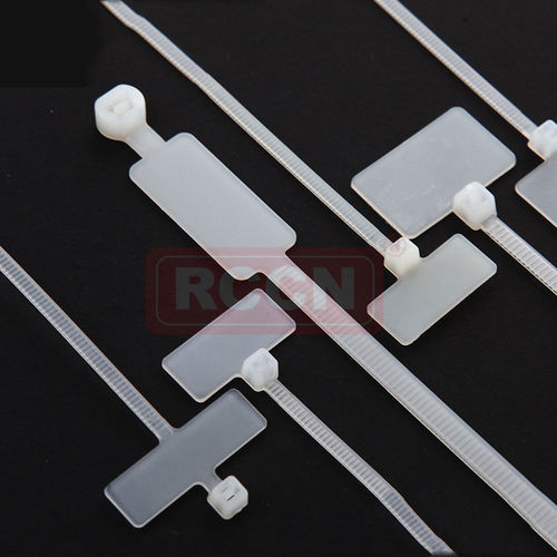 Abrazadera de apriete de nailon - MCV series  - Shanghai Richeng Electronics - para hilos / con porta-etiquetas