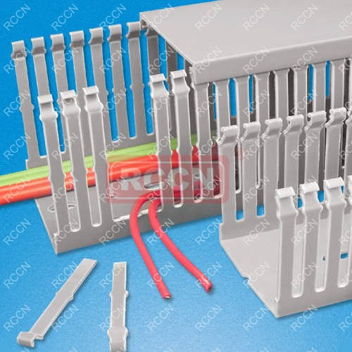 Canaleta de cableado - HVDRFZ series - Shanghai Richeng Electronics - de PVC / ranurada / rígida