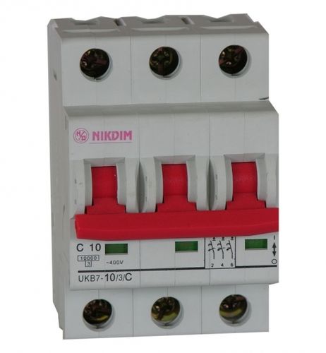 Disyuntor de fuga a tierra - MCB - NIKDIM - modulable / en caja moldeada / miniatura