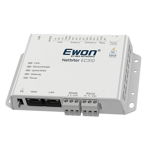 Pasarela industrial - Netbiter EC310 - Ewon - de comunicación / de seguridad / de telemetría