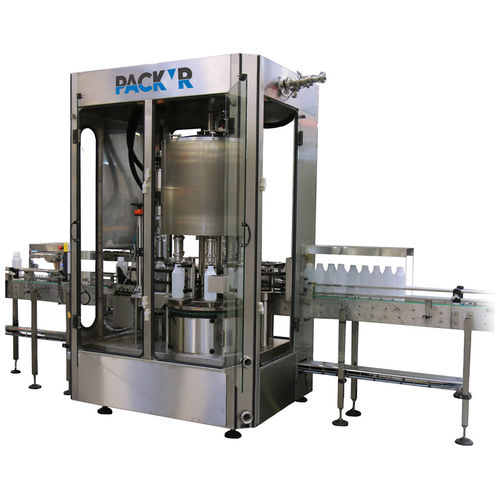 Llenadora taponadora ponderal - REVO-S8 - PACK'R - para botellas / para producto líquidos / automática