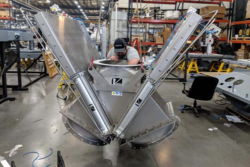Válvula desviadora para pulverulentos - VXX - Vortex Global - para materiales secos a grane / de gravedad