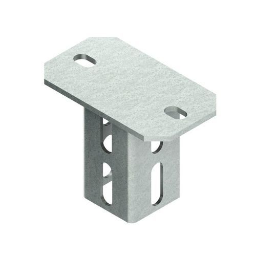 Placa de montaje para ensamblaje de perfiles - KU 5050 - Ebo Systems SAS - de acero galvanizado / de acero