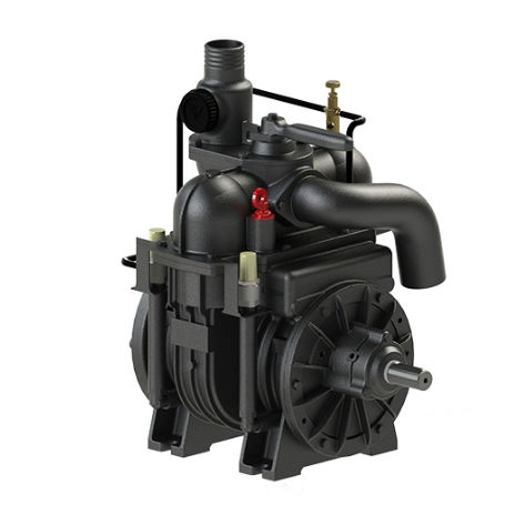 Bomba de vacío de paletas - BALLAST 3500-4500-6000-7500 - BATTIONI PAGANI POMPE - lubricada / monoetapa / refrigerada por aire