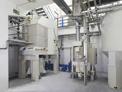 Molino de piedras - MaxxMill - Maschinenfabrik Gustav Eirich GmbH & Co. KG - de bolas / vertical / para trituración en seco