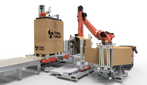 Envolvedora horizontal - TOSA CAI LUN - Tosa - robotizada / de desempolvado / de film estirable