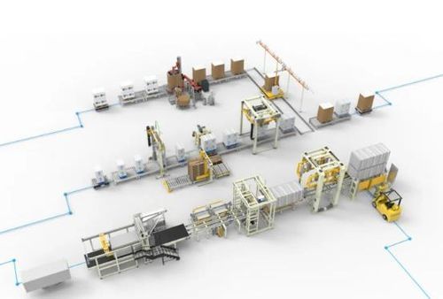 Línea de embalaje automática - Tosa - para la industria farmacéutica / para la industria alimentaria / para la logística