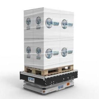 Robot móvil autónomo (AMR) de transferencia - Tosa - para palés / con transportador de rodillos