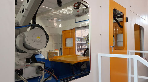 Línea de producción de paneles - COMI GROUP - de piezas de material compuesto / automática