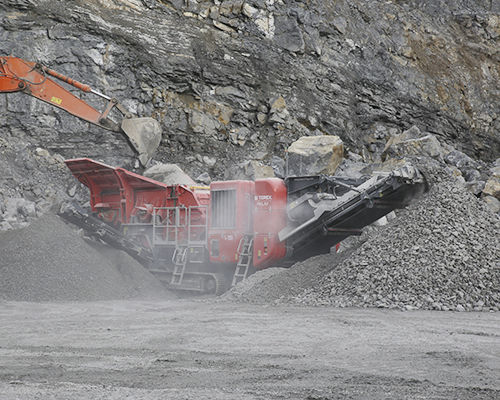 Machacadora de impacto - I-120 - TEREX Mobile Processing Equipment - móvil / con motor diésel / con eje horizontal