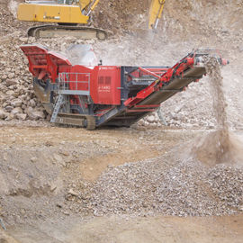 Machacadora de mandíbula - J-1480 - TEREX Mobile Processing Equipment - móvil / con motor diésel / primaria