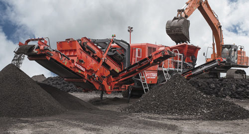 Machacadora de mandíbula - J-1170AS - TEREX Mobile Processing Equipment - móvil / con orugas / primaria