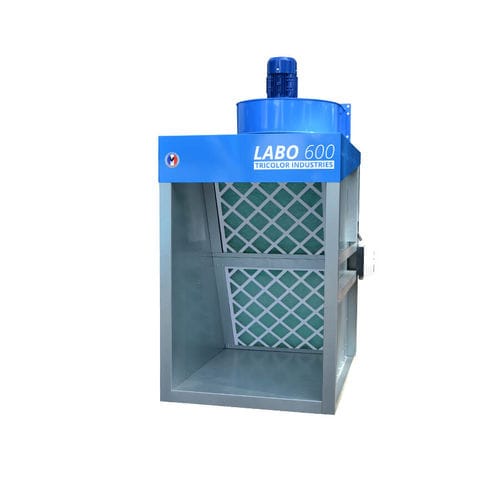 Cabina de pintura abierta - Labo 600T - Tricolor Industries - para piezas de recambio / para aplicaciones aeronáuticas / con filtro seco