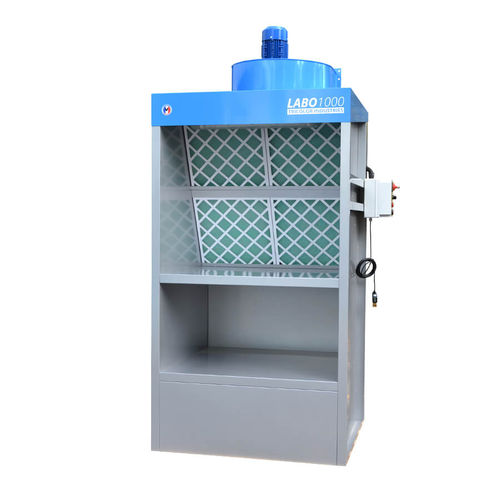 Cabina de pintura abierta - Labo 1000 - Tricolor Industries - para piezas de recambio / para aplicaciones aeronáuticas / con filtro seco