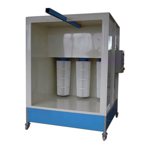 Cabina de empolvado abierta - TRICO COMPACT CPB 2 - Tricolor Industries - para piezas de recambio / cartucho filtrante / con filtro autolimpiante