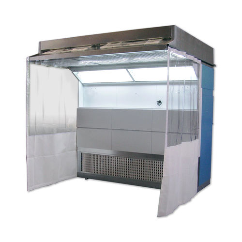 Cabina de pintura abierta - ECOSMART series - Tricolor Industries - para vehículos / para aplicaciones ferroviarias / para aplicaciones aeronáuticas