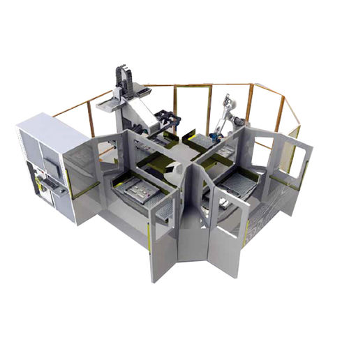 Célula robotizada pick and place - SYNDY  - SYSTEM ROBOT AUTOMAZIONE - de prueba / de ensamblaje / de cableado