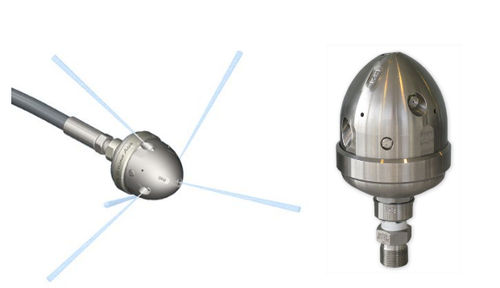 Boquilla de limpieza - 95 mm, 1 500 bar | BADGER XL - Salotech International B.V. - para agua / multi-puntos / de depósito