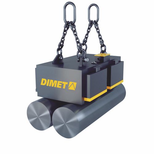 Electroimán de elevación de manipulación - EMGP series  - DIMET GmbH - con conmutación eléctrica / para bobinas / para barras de hierro