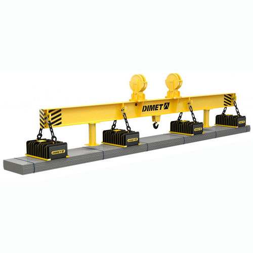 Balancín de elevación electromagnético - DIMET GmbH - para la industria / para productos largos / para canalizaciones