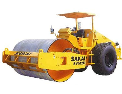 Compactador monocilindro - max. 13 000 kg (28 660 lbs) | SV512D/T/TF/DF - SAKAI HEAVY INDUSTRIES - vibratorio / articulado