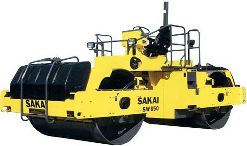 Compactador en tándem - 12 500 kg ( 27 560 lbs ) | SW850 - SAKAI HEAVY INDUSTRIES - vibratorio / articulado