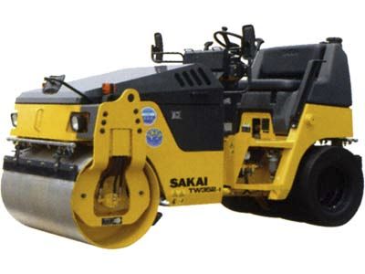 Compactador mixto - 2 640 kg ( 5 820 lbs ) | TW352-1 - SAKAI HEAVY INDUSTRIES - articulado
