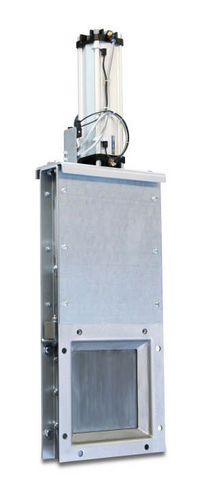 Válvula de guillotina - MMFH-EP - Stanelle Silos + Automation GmbH - con control neumático / para productos a granel / impelente