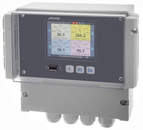 Data logger de temperatura - AR208 - APLISENS S.A. - de presión / de tensión / de humedad