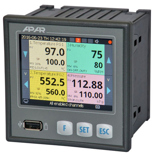 Data logger de presión - AR654 - APLISENS S.A. - de tensión / de humedad / de corriente