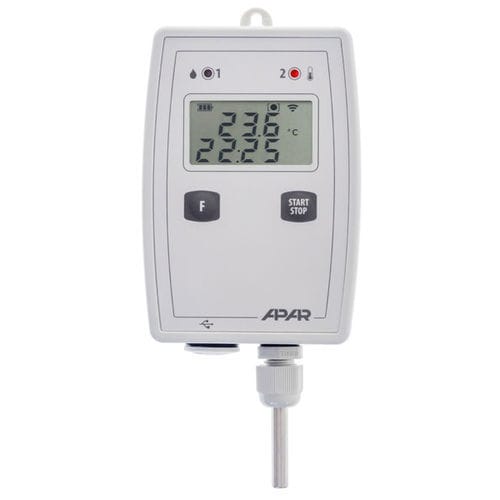 Data logger de temperatura - AR232.B - APLISENS S.A. - USB / bluetooth / con pantalla LCD
