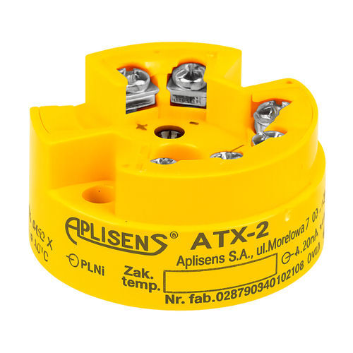 Transmisor de temperatura en cabeza de sonda - ATX-2 - APLISENS S.A. - Pt100 / Pt1000 / Pt500