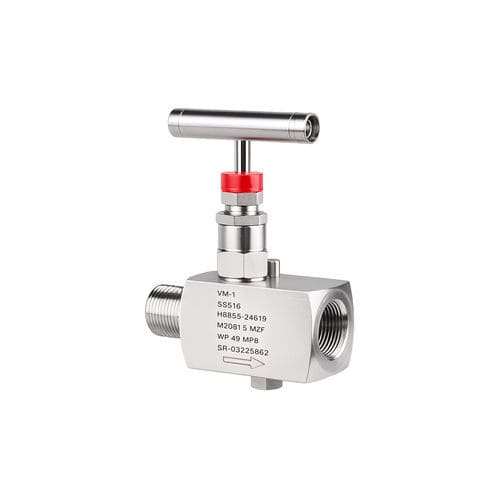 Válvula de aguja - VM1 series - APLISENS S.A. - manual / para oxígeno / de acero inoxidable