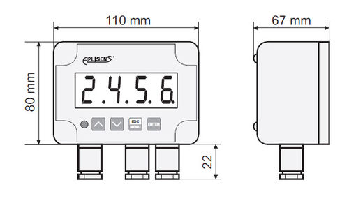 Indicador de temperatura - PMS-620N - APLISENS S.A. - digital / en línea
