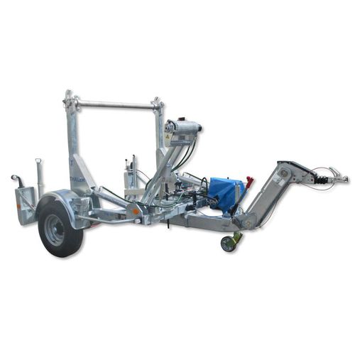 Remolque hidráulico - TTA 1577 - Jakob Thaler GmbH - portabobina / para transporte y tendido de cables / de transporte y tendido de tubos